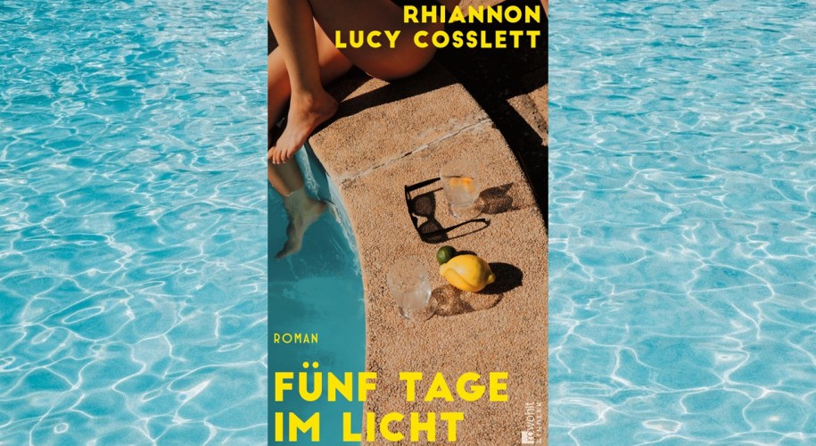 Buchcover vor Wasserhintergrund